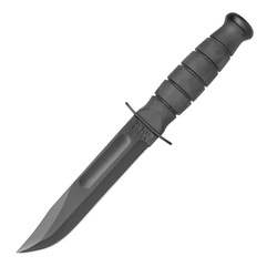 Ka-Bar 1258 - Knife - Short Black - GFN Sheath