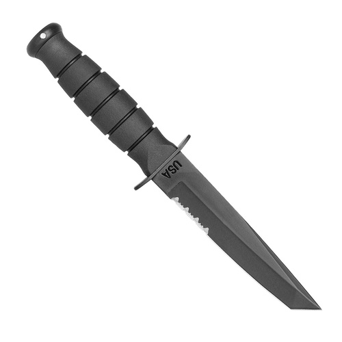Ka-Bar 1255 - Short Tanto Black Serrated
