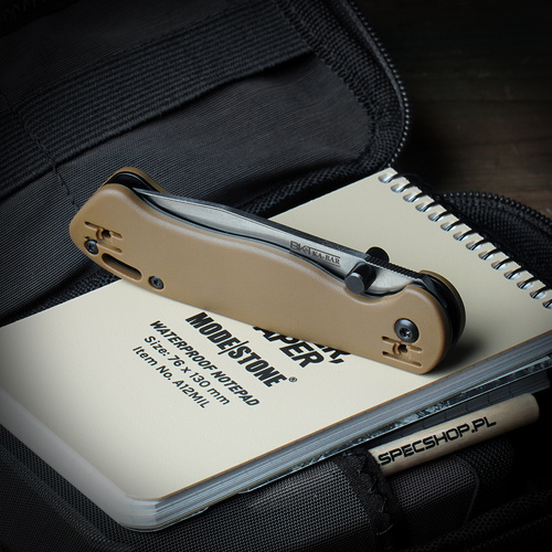 Ka-Bar - Folding Blade Knife Becker Folder D2 - Coyote Brown - BK41