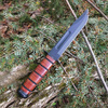 Ka-Bar 1320 - Single Mark Messer - Lederscheide
