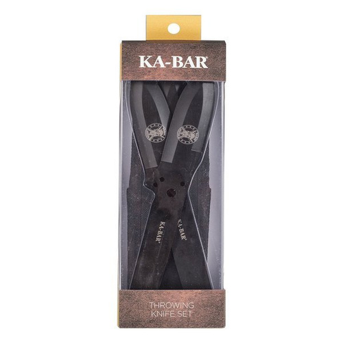 Ka-Bar - Set aus Drei Wurfmessern - Polyesterscheide - 1121