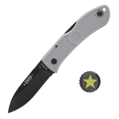 Ka-Bar 4062GY - Dozier Folding Hunter - Szary