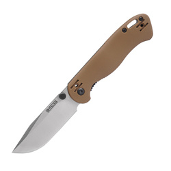 Ka-Bar - Folding Blade Knife Becker Folder D2 - Coyote Brown - BK41