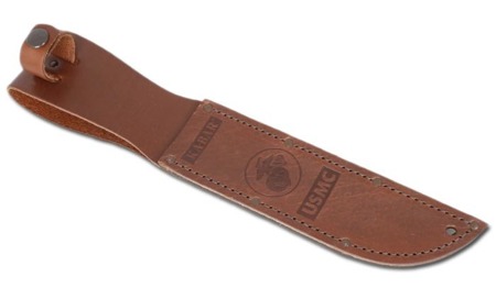 Ka-Bar 1217S - Full-size Leather USMC Sheath - Brown